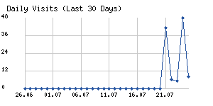 Daily visits chart