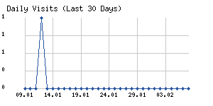 Daily visits chart